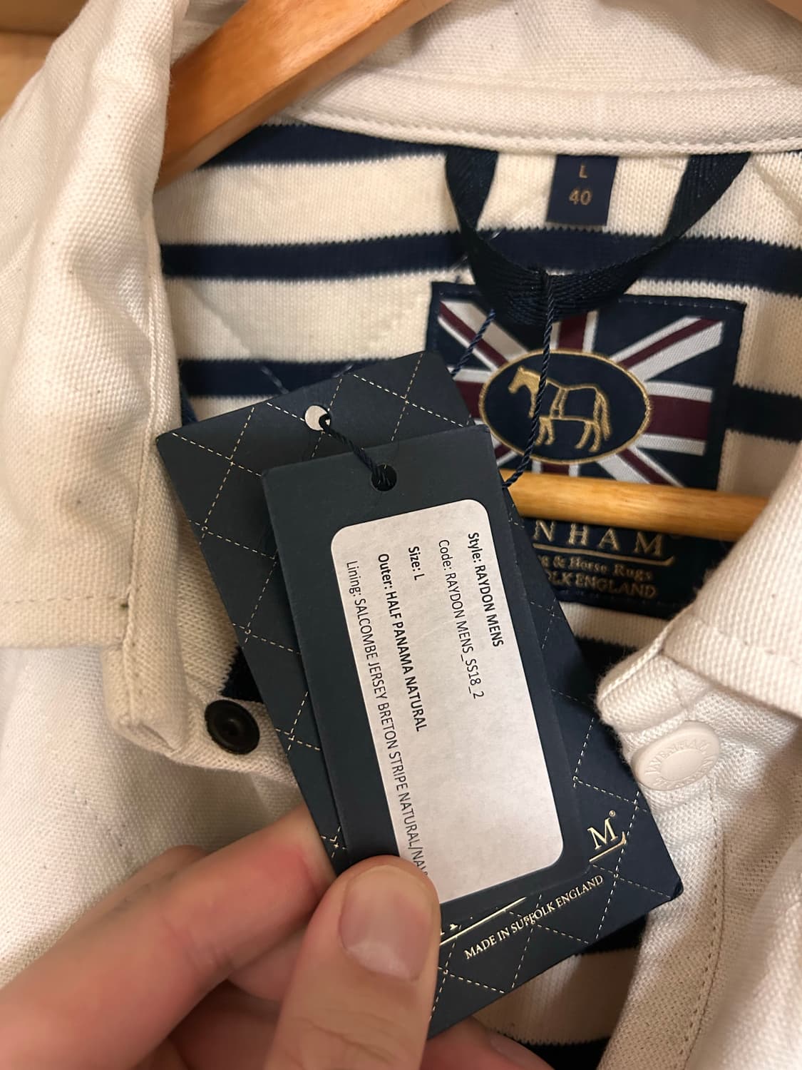 [새제품] 라벤햄 퀼팅자켓 팝니다. L사이즈 상품이미지4