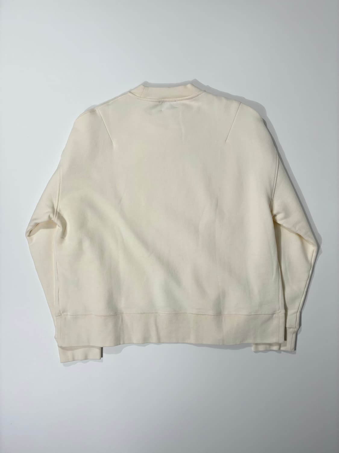 스튜디오니콜슨 X 선스펠 플리스백 맨투맨 스웨트 셔츠 아이보리 M사이즈 상품이미지3