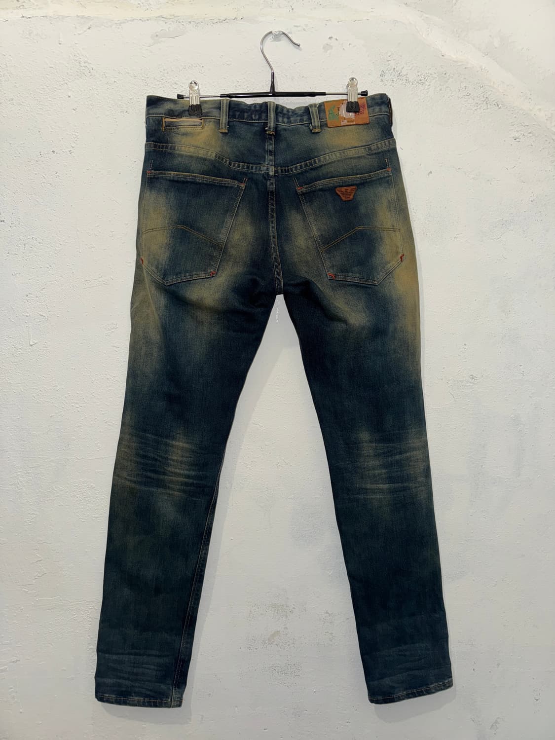 Armani jeans 아르마니진스 데미지 워싱 데님팬츠 상품이미지7