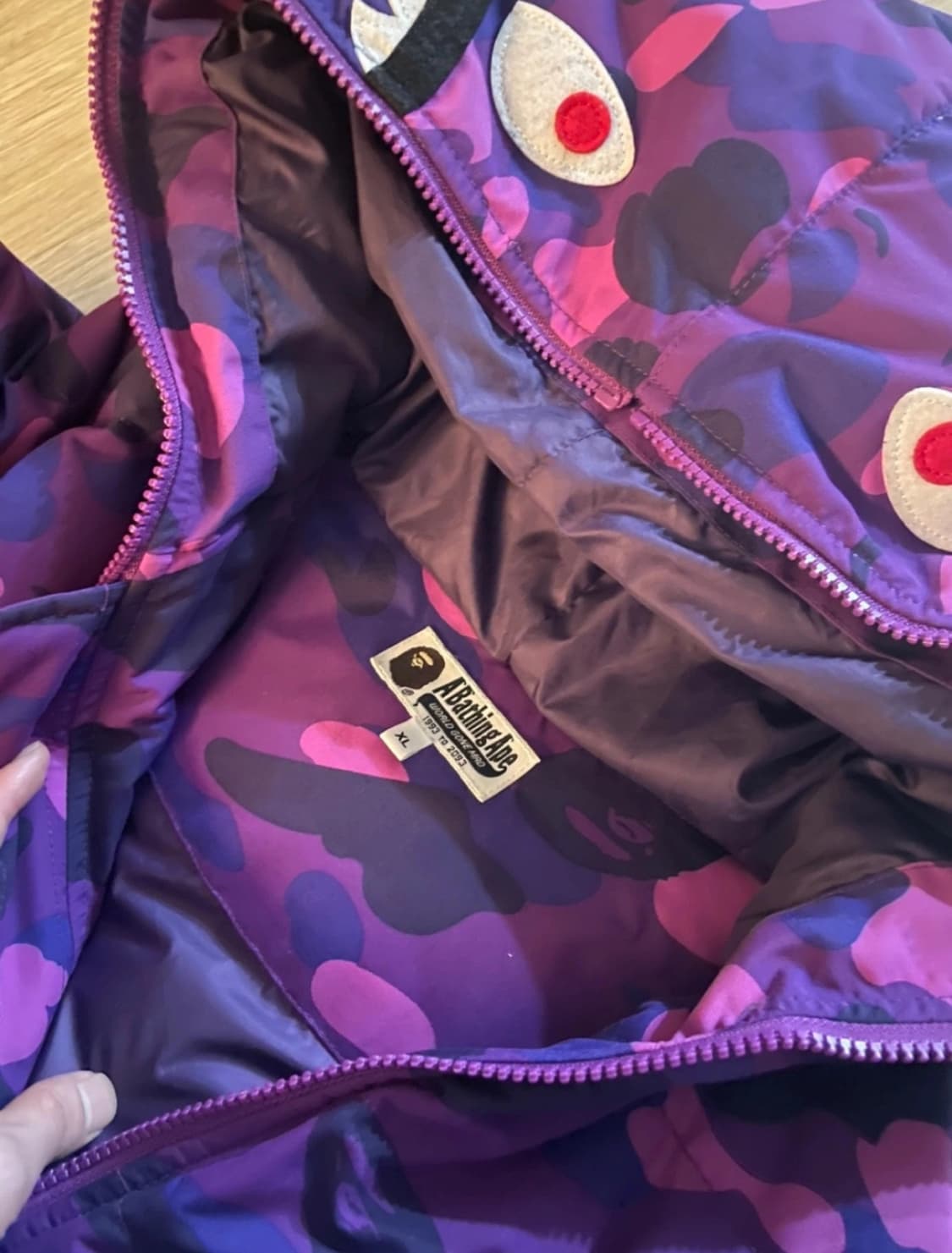베이프 bape 패딩 XL 상품이미지2