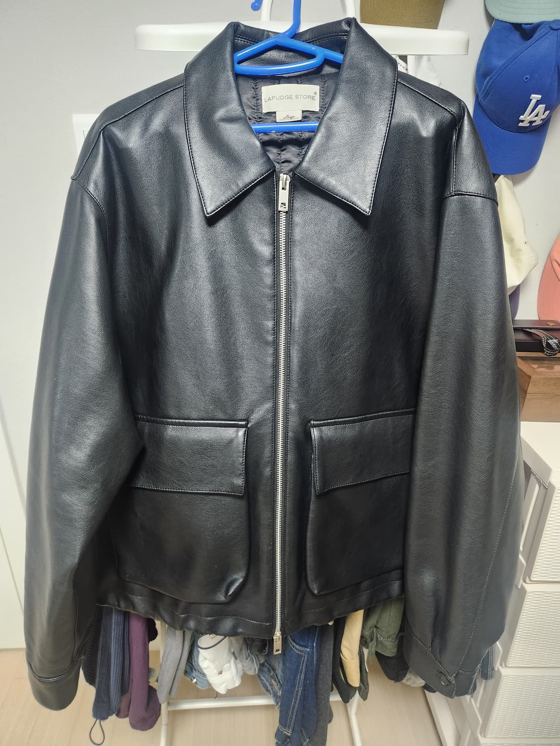 라퍼지스토어 레더자켓 팝니다 L 상품이미지1