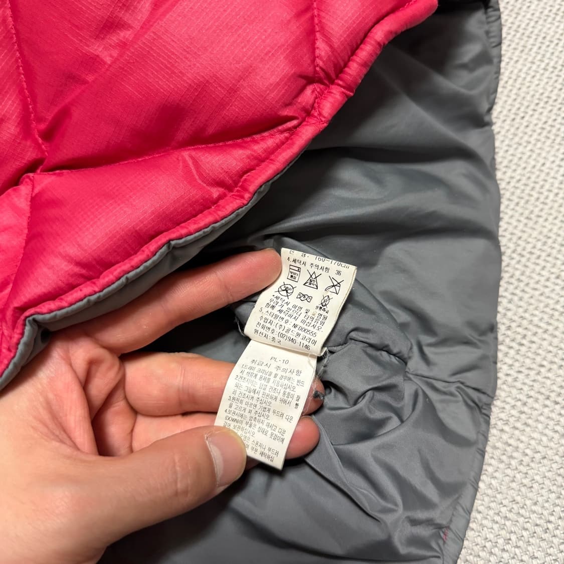 노스페이스 600 다이아몬드 퀄팅 패딩 상품이미지5