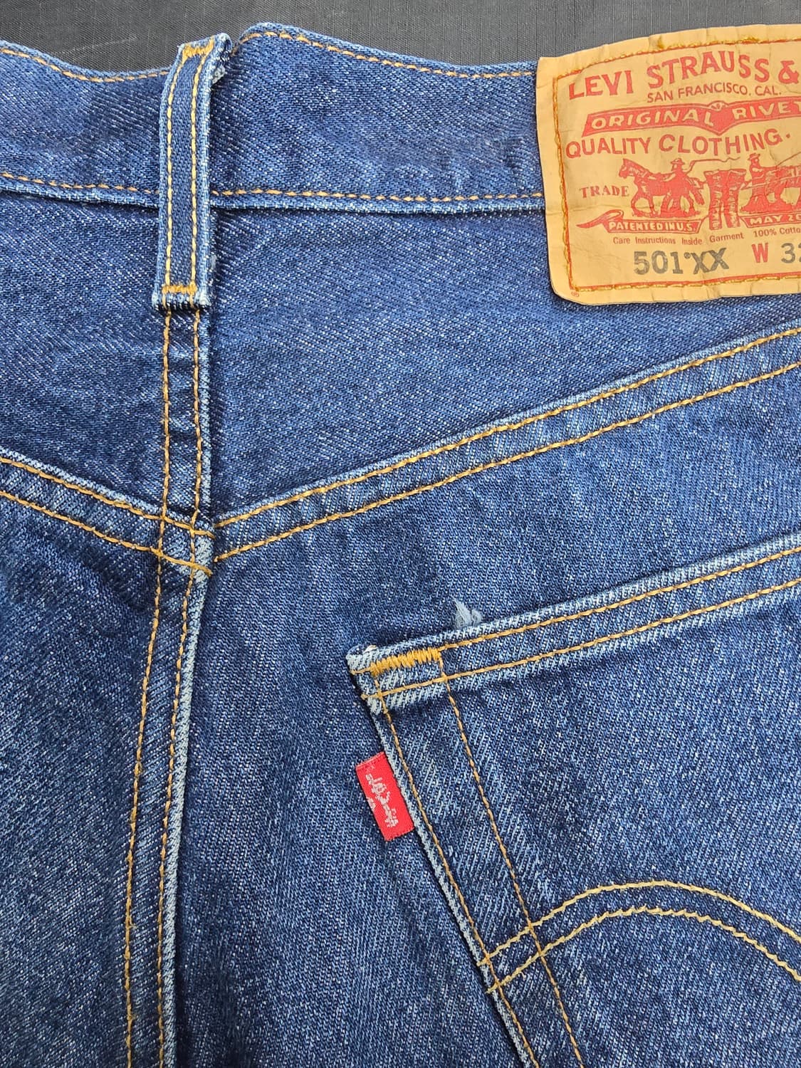 리바이스501xx  남성 빈티지 워싱32 상품이미지4