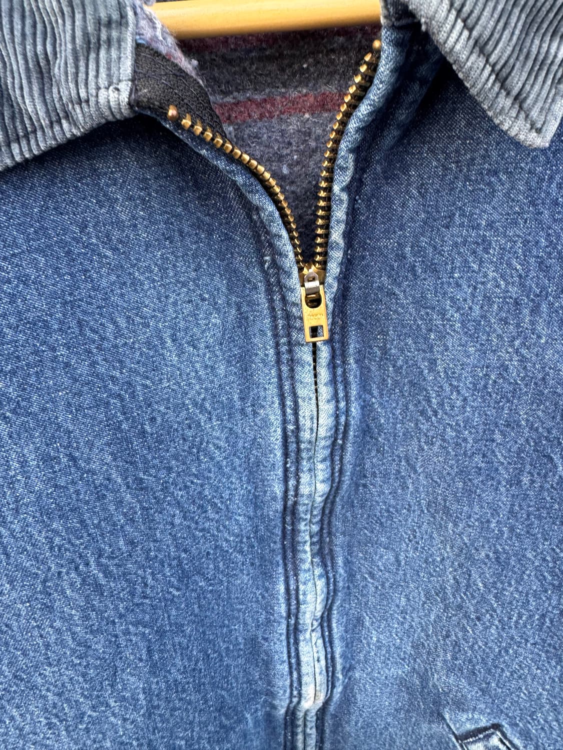 70s 빅벤 빈티지 랭글러 블루벨 디트로이트 데님 워크 자켓 상품이미지5