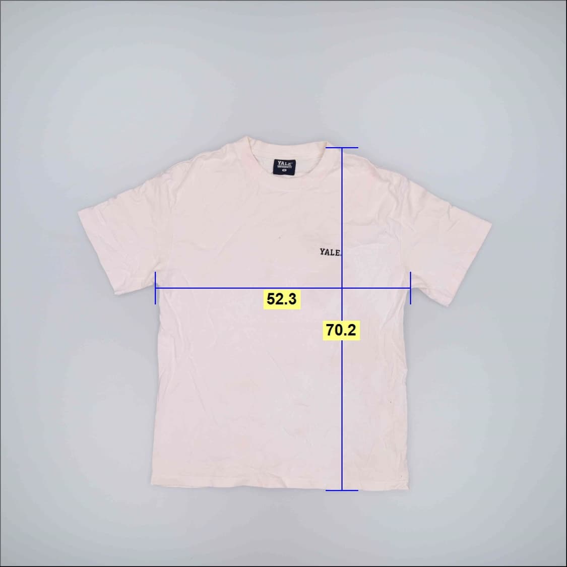 M 예일 스몰로고 반팔티 0520H 상품이미지6
