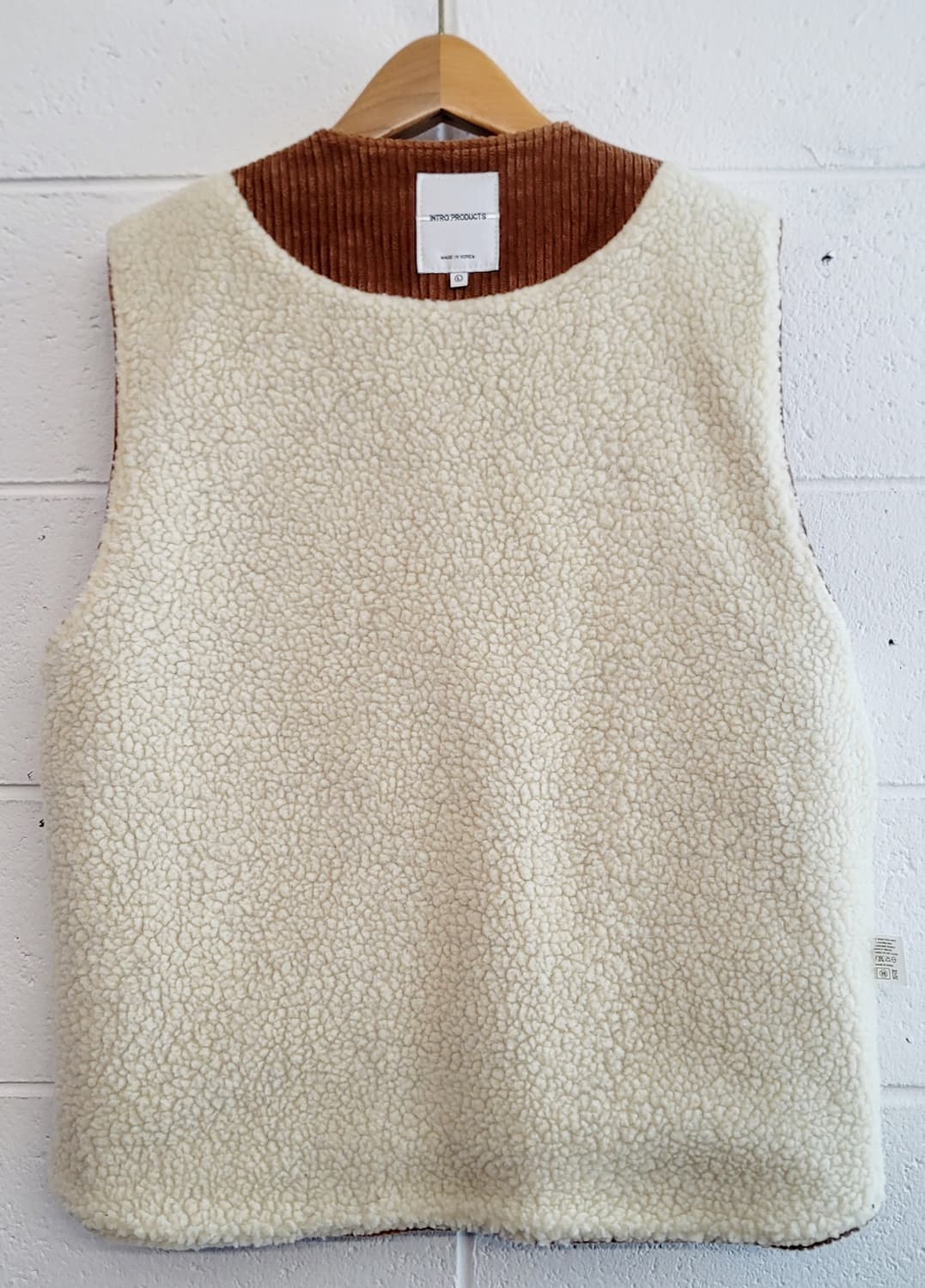 INTRO PRODUCTS(남여공용) 코듀로이(안감양털) 베스트(조끼) 상품이미지6