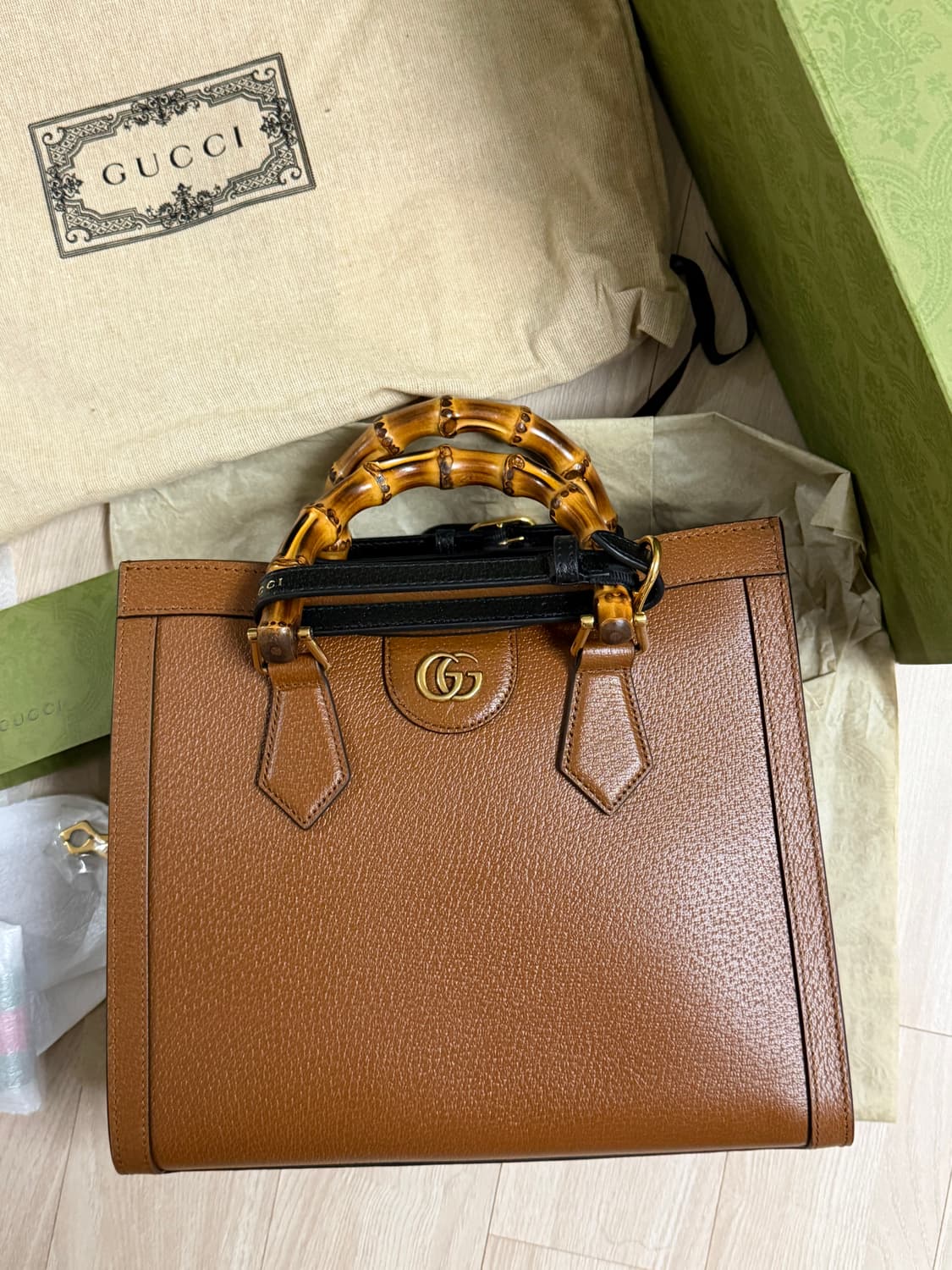 구찌브라운다이애나토틀백세트 상품이미지3