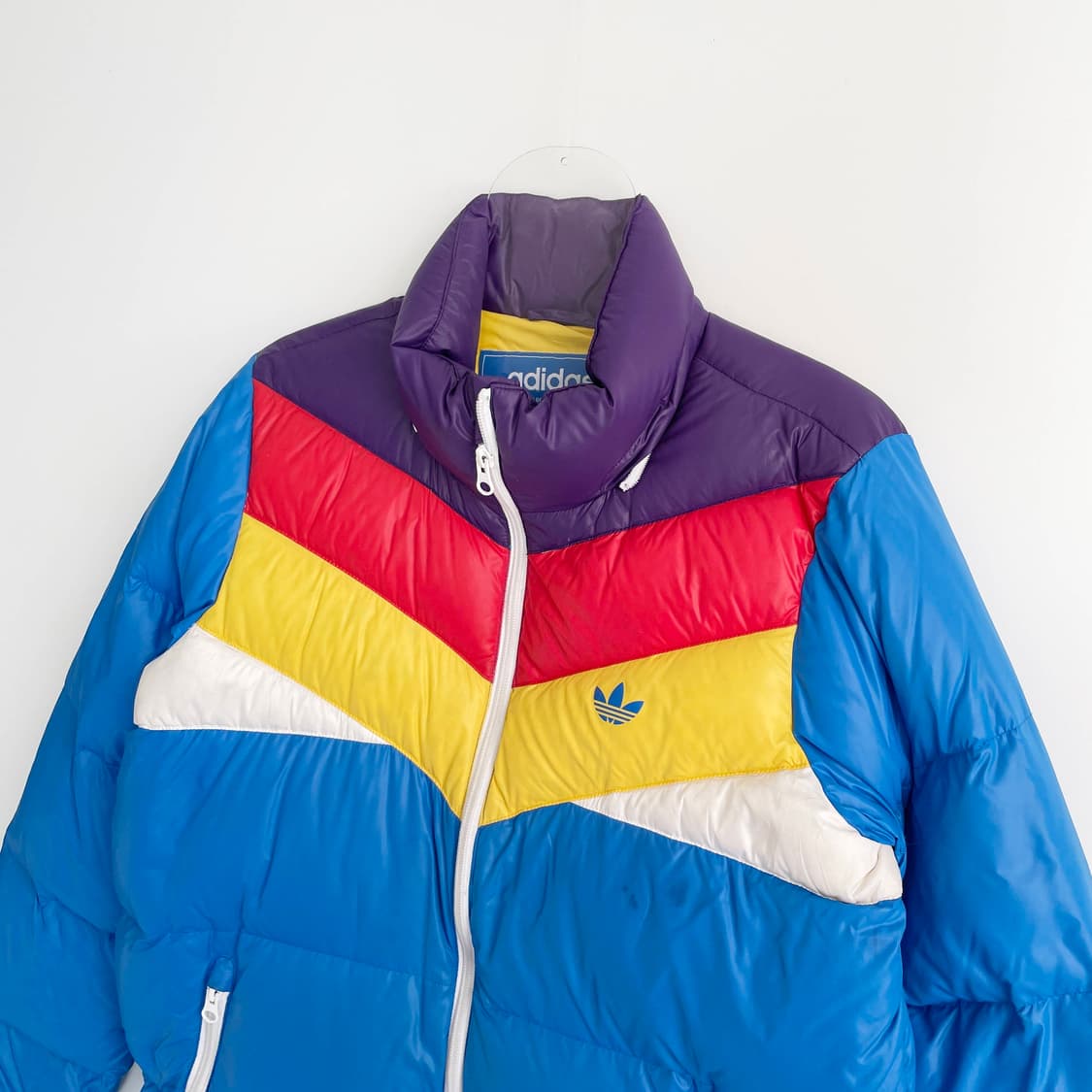 F1 아디다스 빈티지 컬러블록 덕다운 패딩 재킷 95사이즈 상품이미지2
