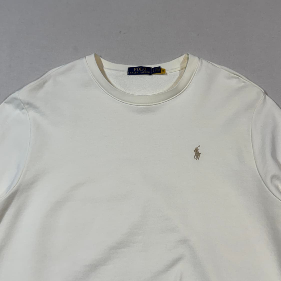 L) 폴로 랄프로렌 루프백 플리스 맨투맨 스웨트셔츠 신형 큐알탭 상품이미지3