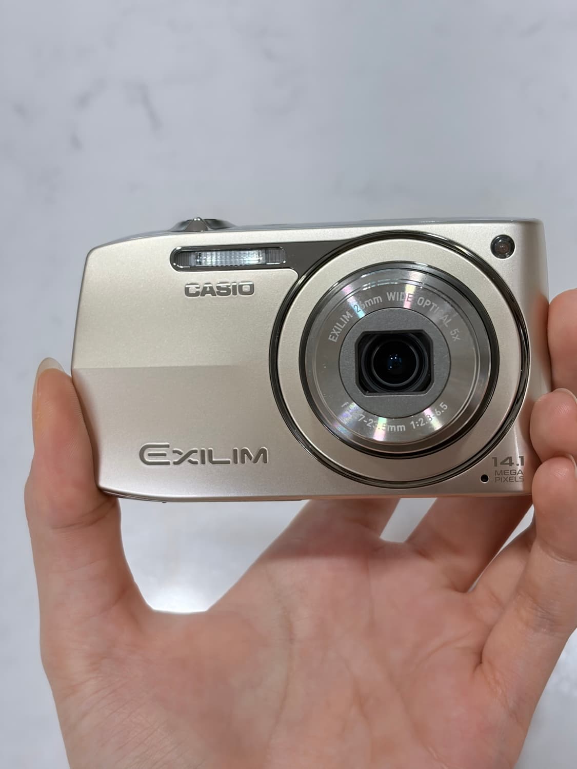 메이크업 모드! ) 카시오 엑슬림 z2300  샴페인 골드 디카 상품이미지4