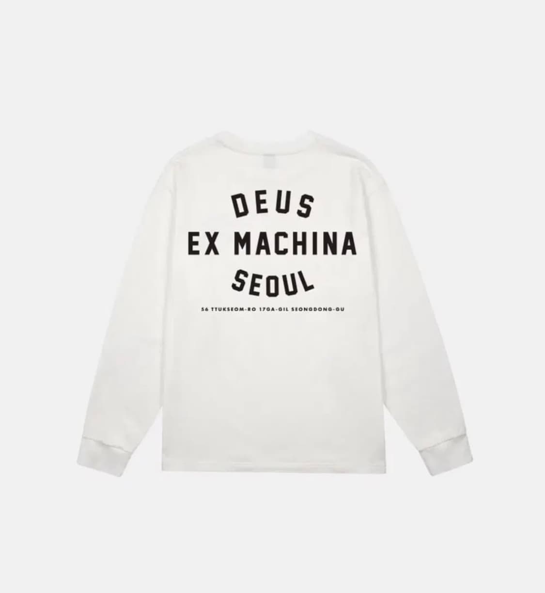 데우스 엑스 마키나 서울 롱슬리브 L 화이트 / 블랙 상품이미지2