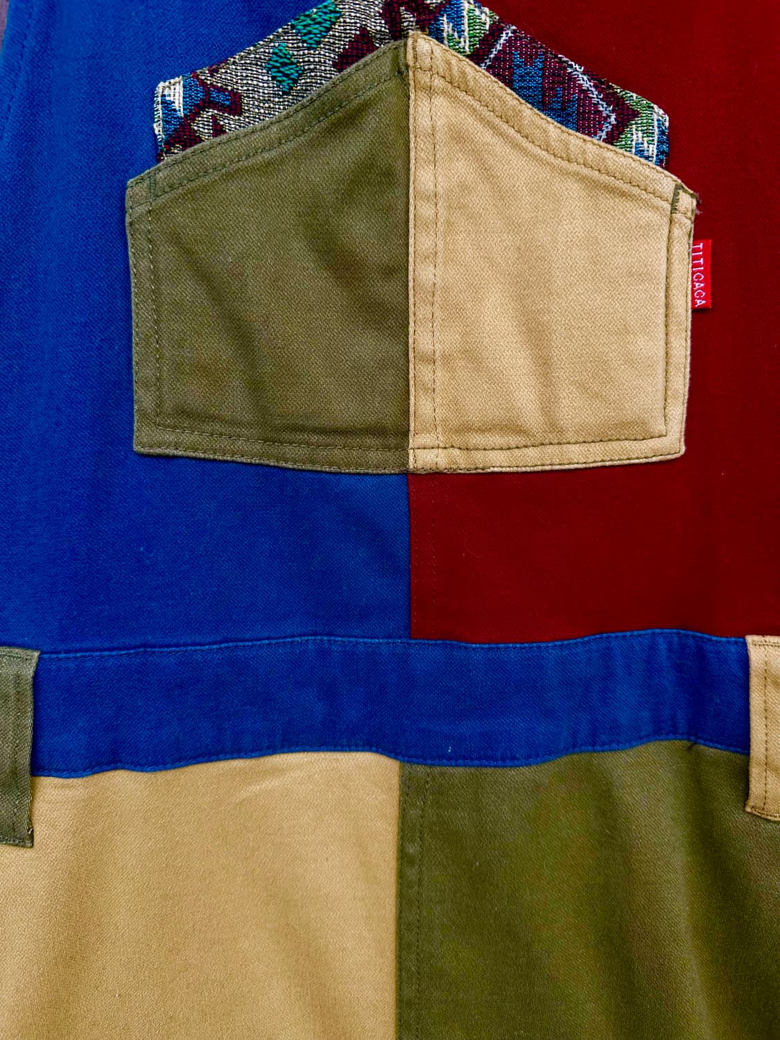 TITICACA의 빈티지 패치워크 에프론 상품이미지5