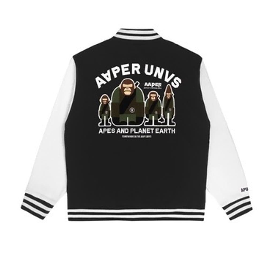 [L] 베이프 에이프 플랜트 어스 스타디움 바시티 자켓 상품이미지1