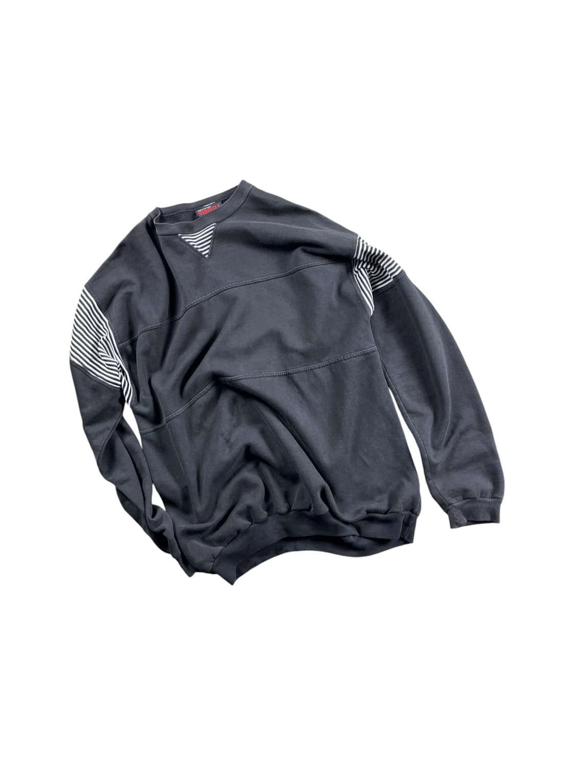 (Made in Portugal) 스트라이프 패턴 도킹 맨투맨  상품이미지1