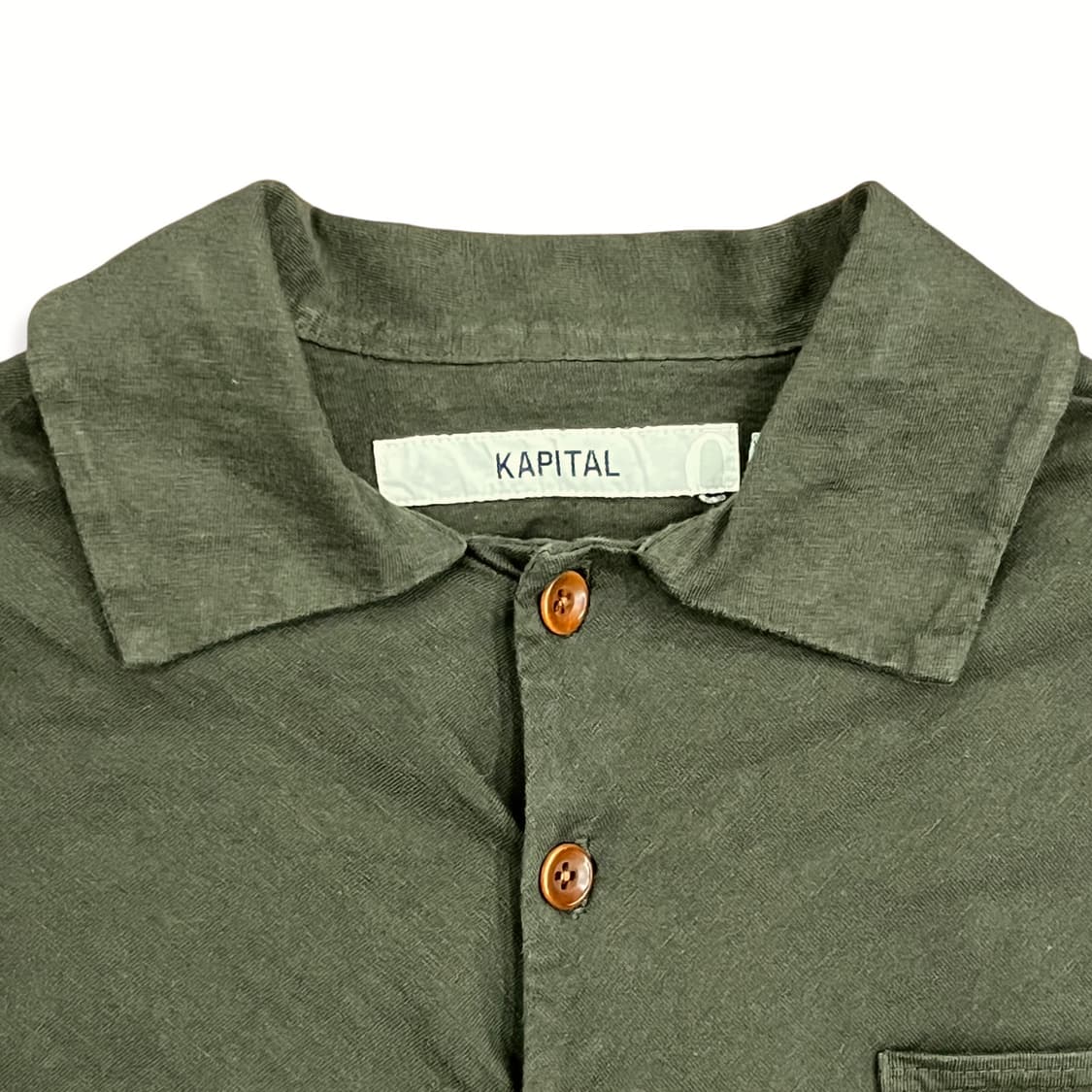 Kapital, Khaki Cotton Cape Top 상품이미지5
