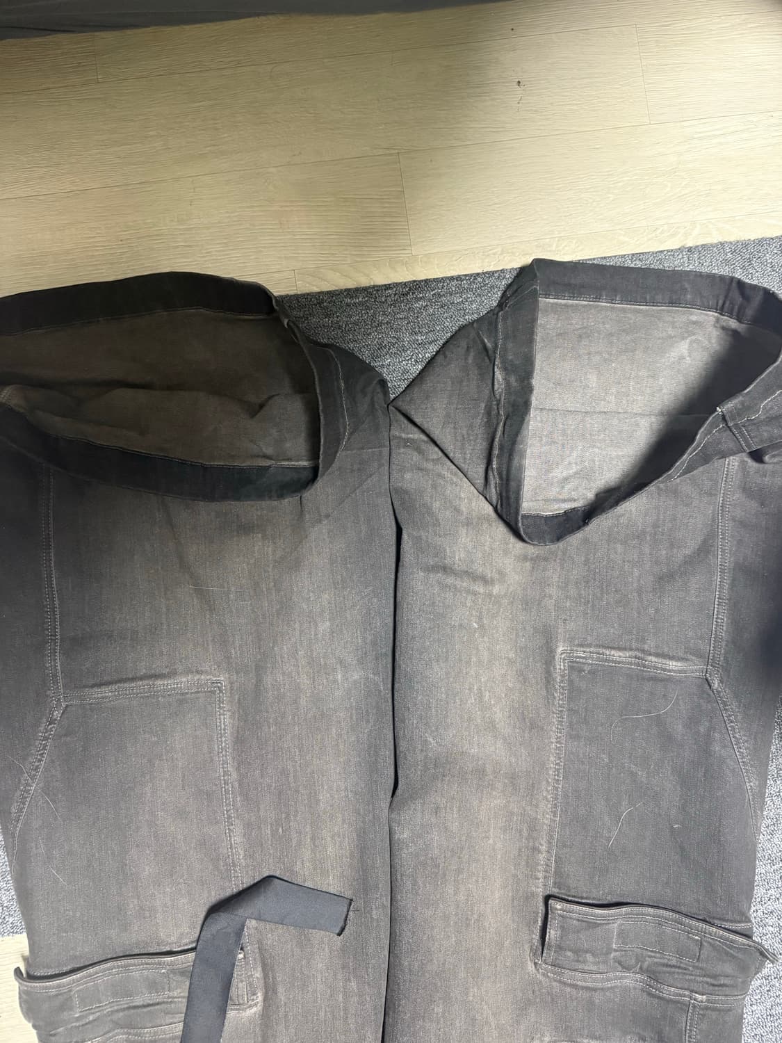 (L,50) 릭오웬스 점보카고 흑청 다크 더스트 상품이미지2