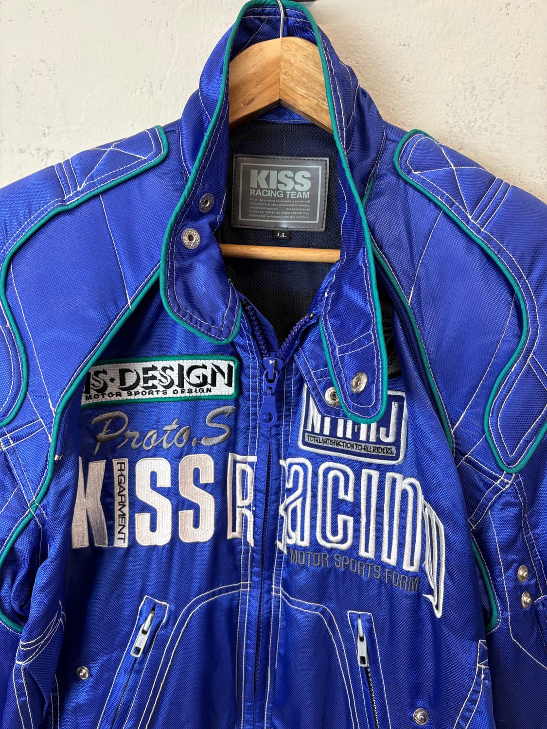 JPN 90s 빈티지 키스 레이싱 자켓 상품이미지8