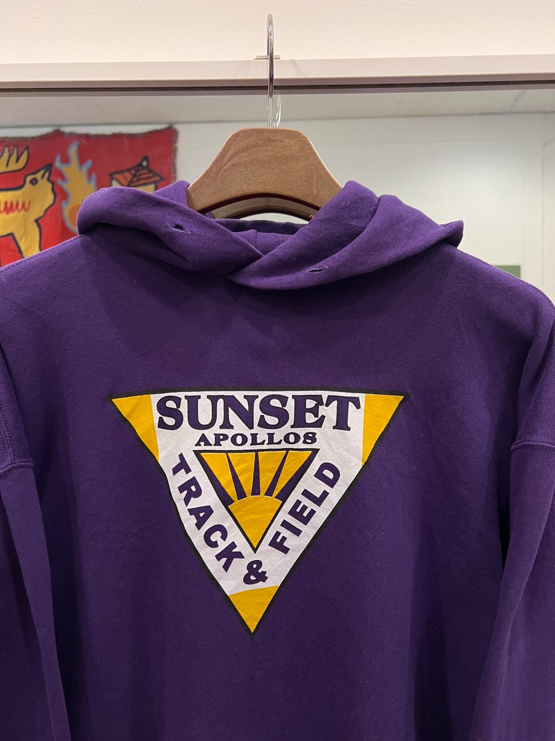 90-00s Russell 러셀 SUNSET 스웻 후드 상품이미지3