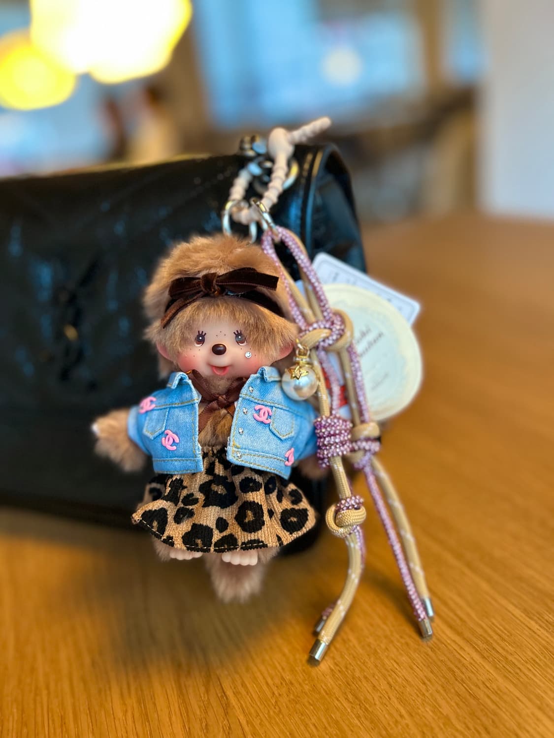 (36)정품몬치치💘 호피 패턴 원피스 상품이미지5