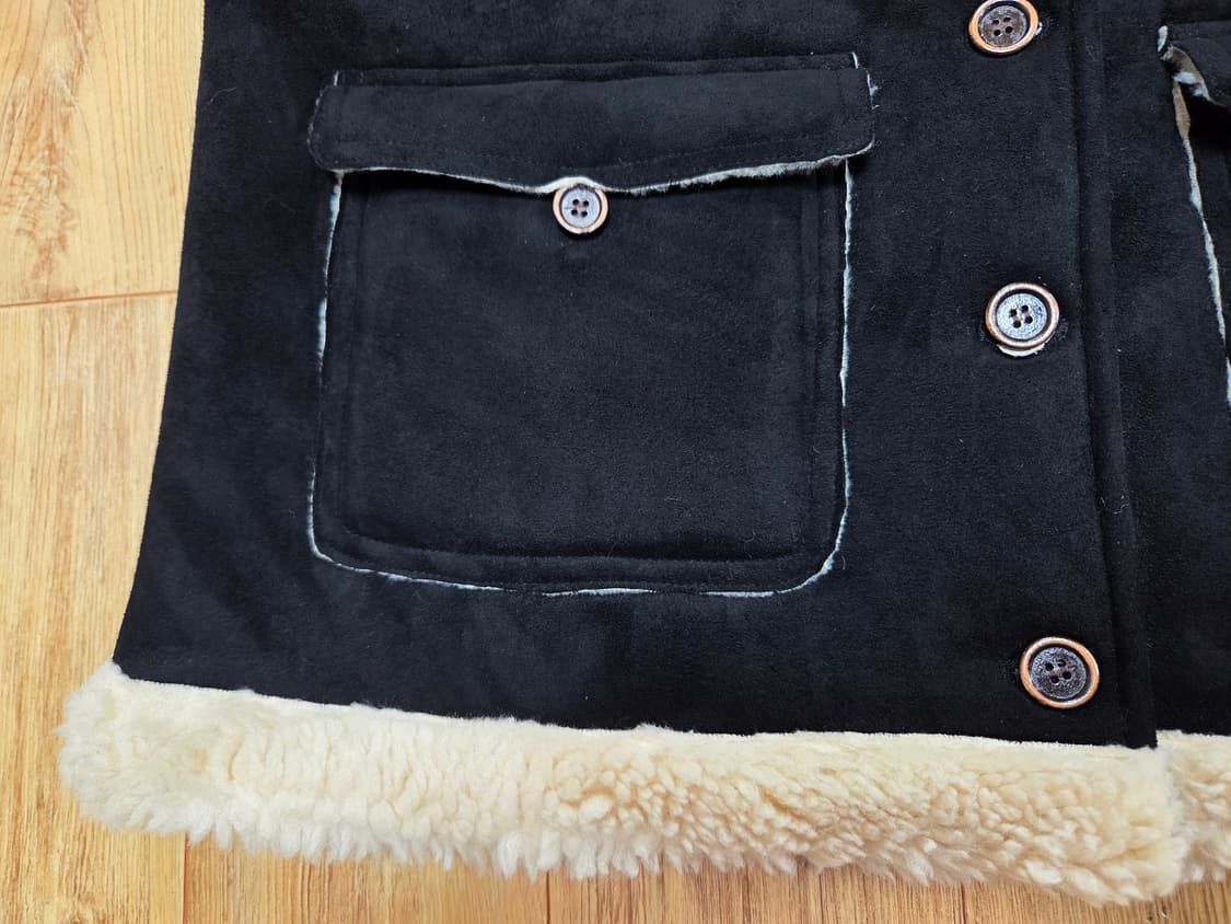 비터셀즈(BITTER CELLS) 크루아상 베스트무스탕 프리사이즈 새상품 상품이미지5