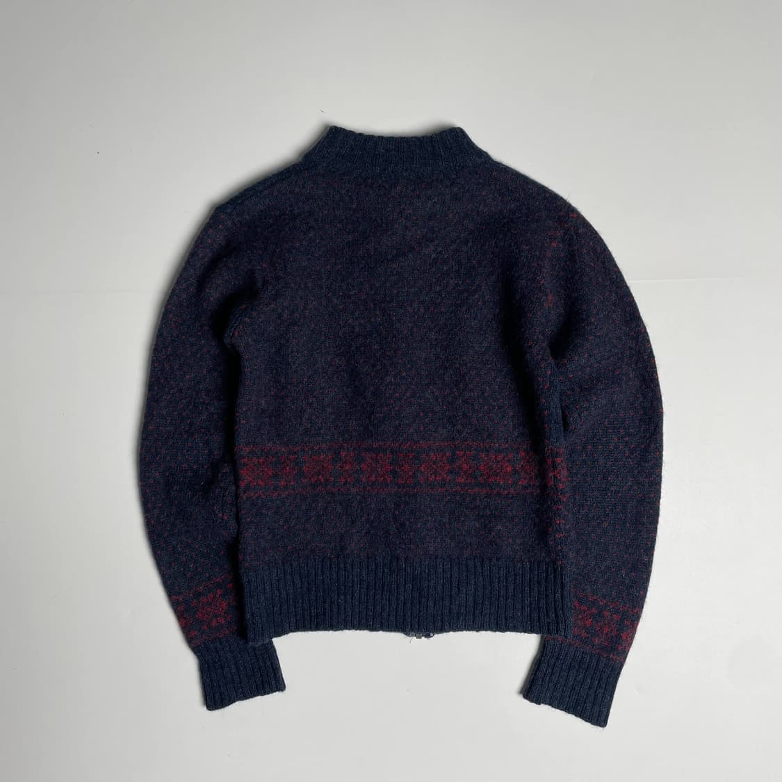 Cheviot 울 100 집업 니트 자켓  상품이미지4