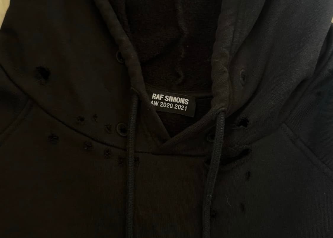 라프시몬스 디스 후디 상품이미지2