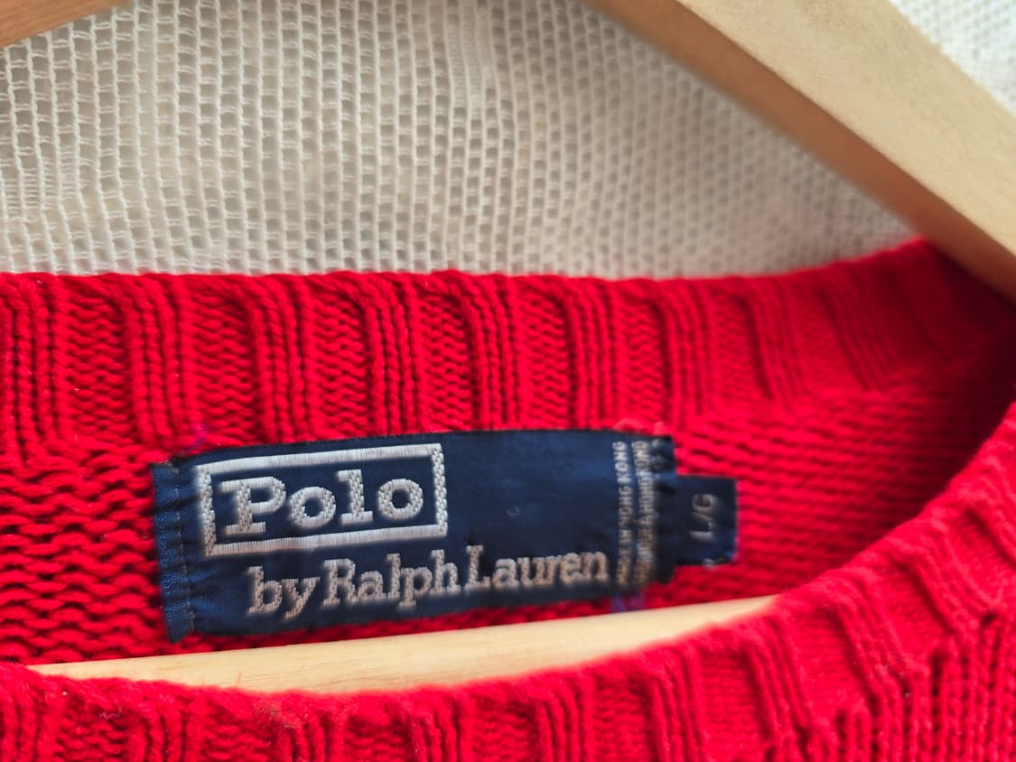90s 폴로 랄프로렌 코튼 니트 상품이미지4