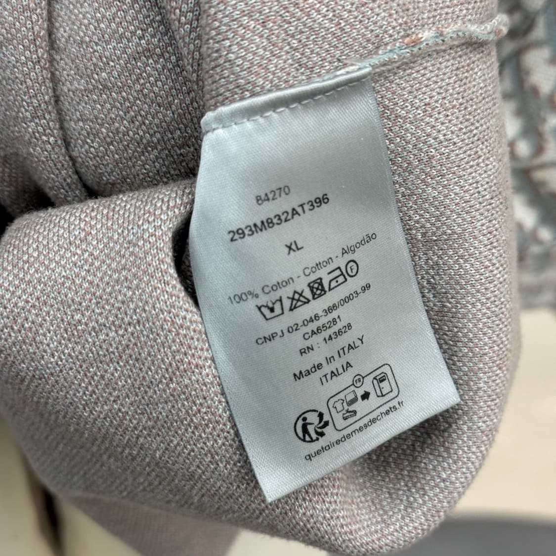 [리오브전포점] 디올 오블리크 자카드 폴로 반팔 셔츠 상품이미지5