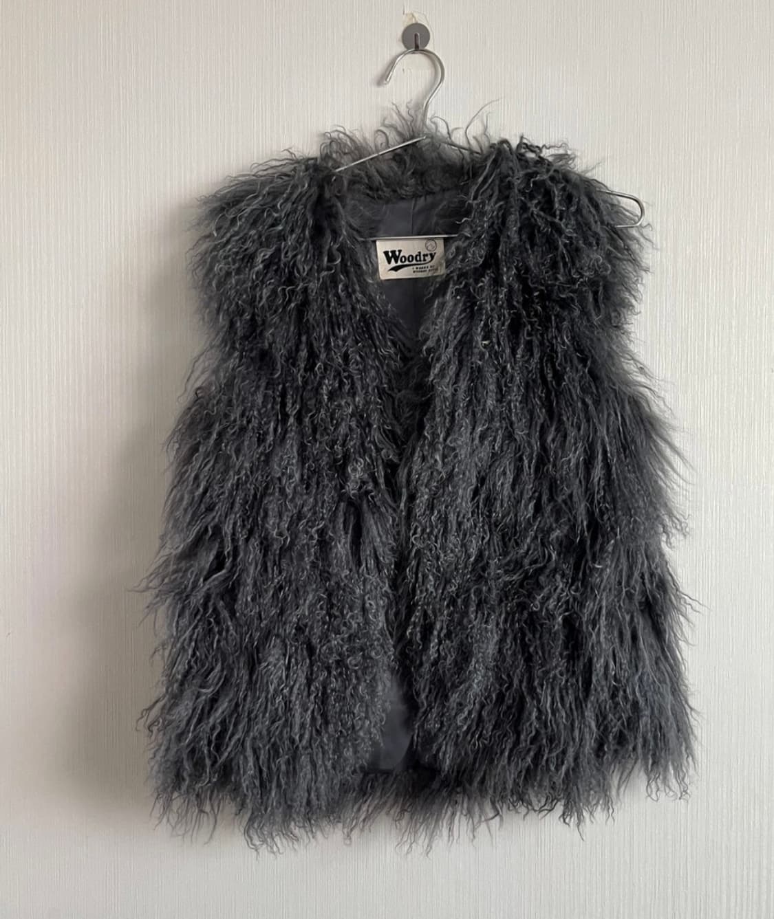 빈티지 리얼 퍼 베스트 양털 상품이미지1