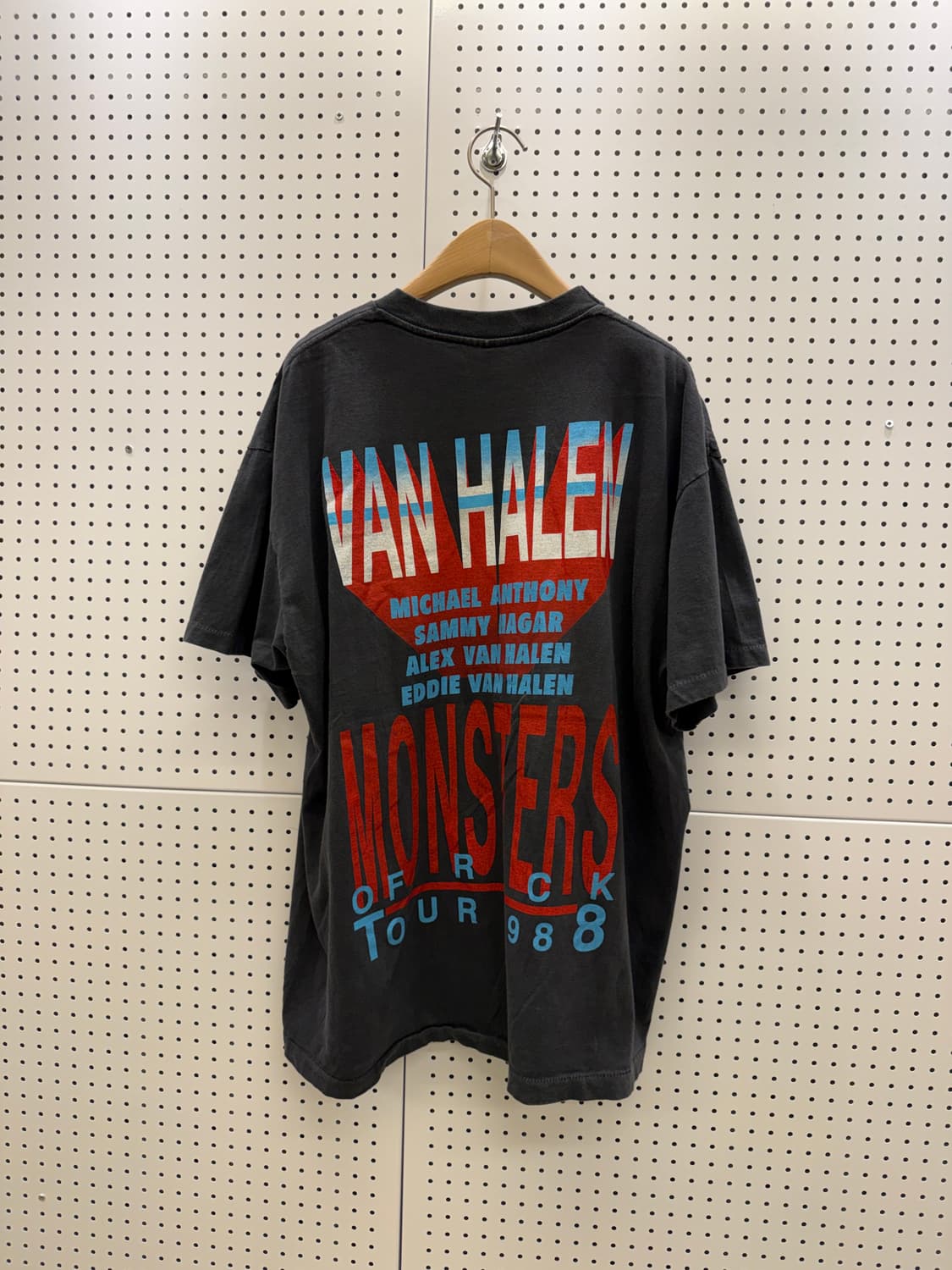 빈티지 반 헤일런 몬스터스 오브 락 반팔 티셔츠 U1449 상품이미지3