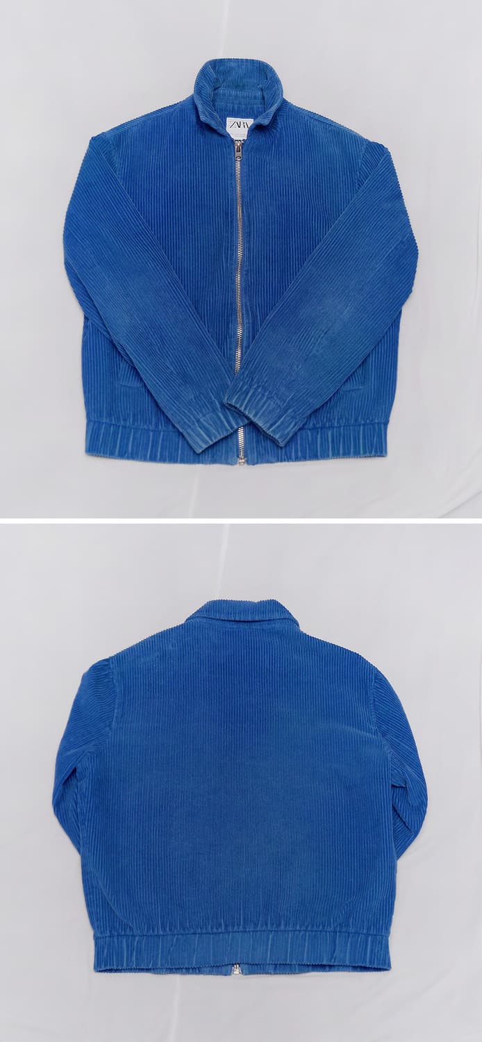 자라 (ZARA) 빅코듀로이 집업 블루종 자켓 (M / 100+) 상품이미지3