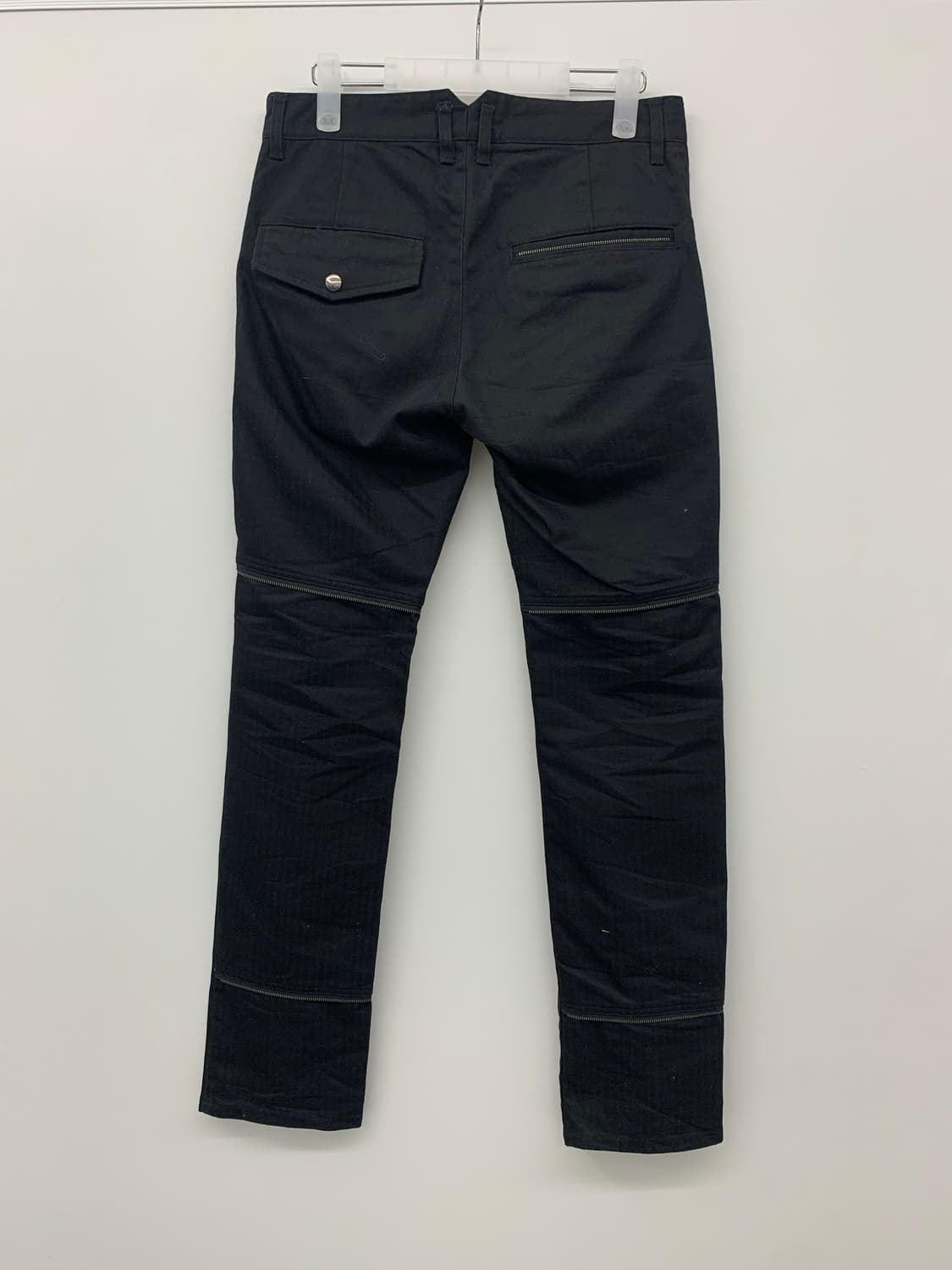 Custom culture 모드 지퍼 블랙진 상품이미지7