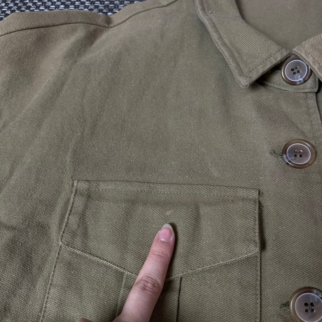 빈티지 브라운 투포켓 데님 자켓 상품이미지5