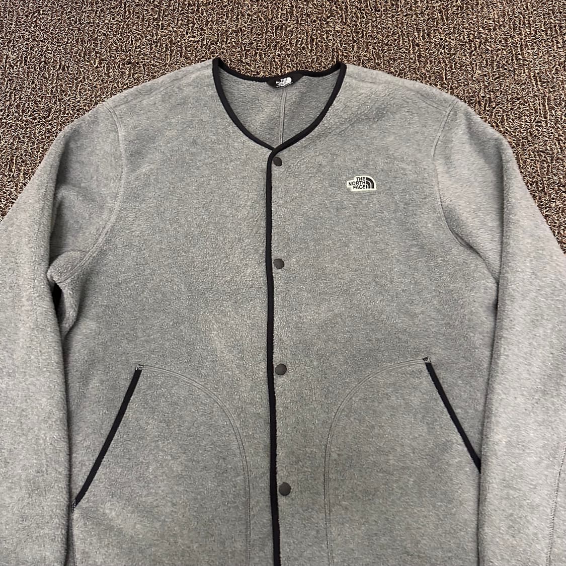 노스페이스 후리스 집업 가디건 자켓 그레이 110(2XL) 상품이미지2