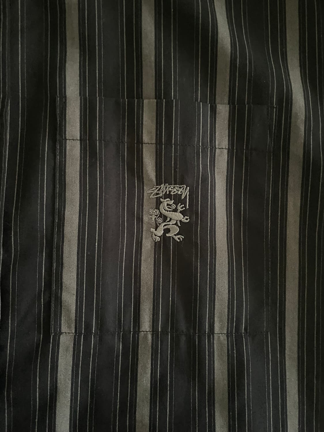 스투시 스트라이프 셔츠 m 상품이미지3