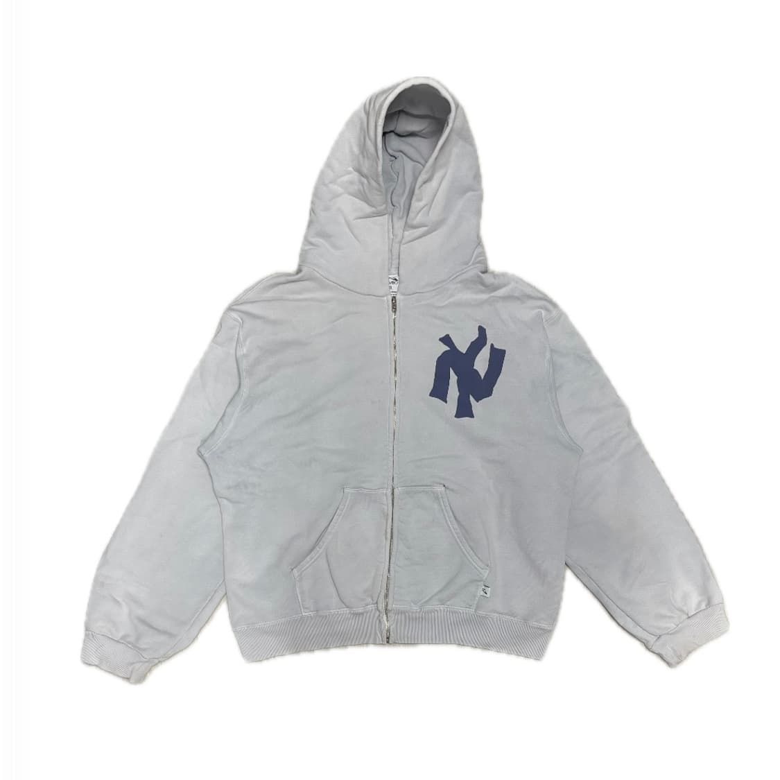 아킴보 클럽 NY 후드집업 화이트 상품이미지1