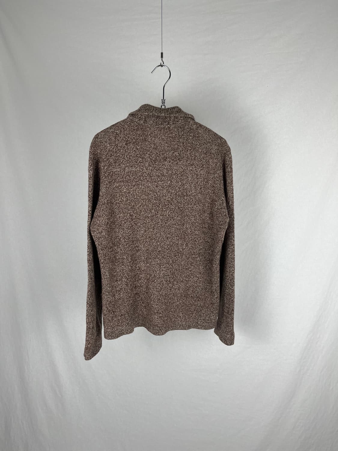 Vintage 소뿔 단추 울 니트 가디건 상품이미지5