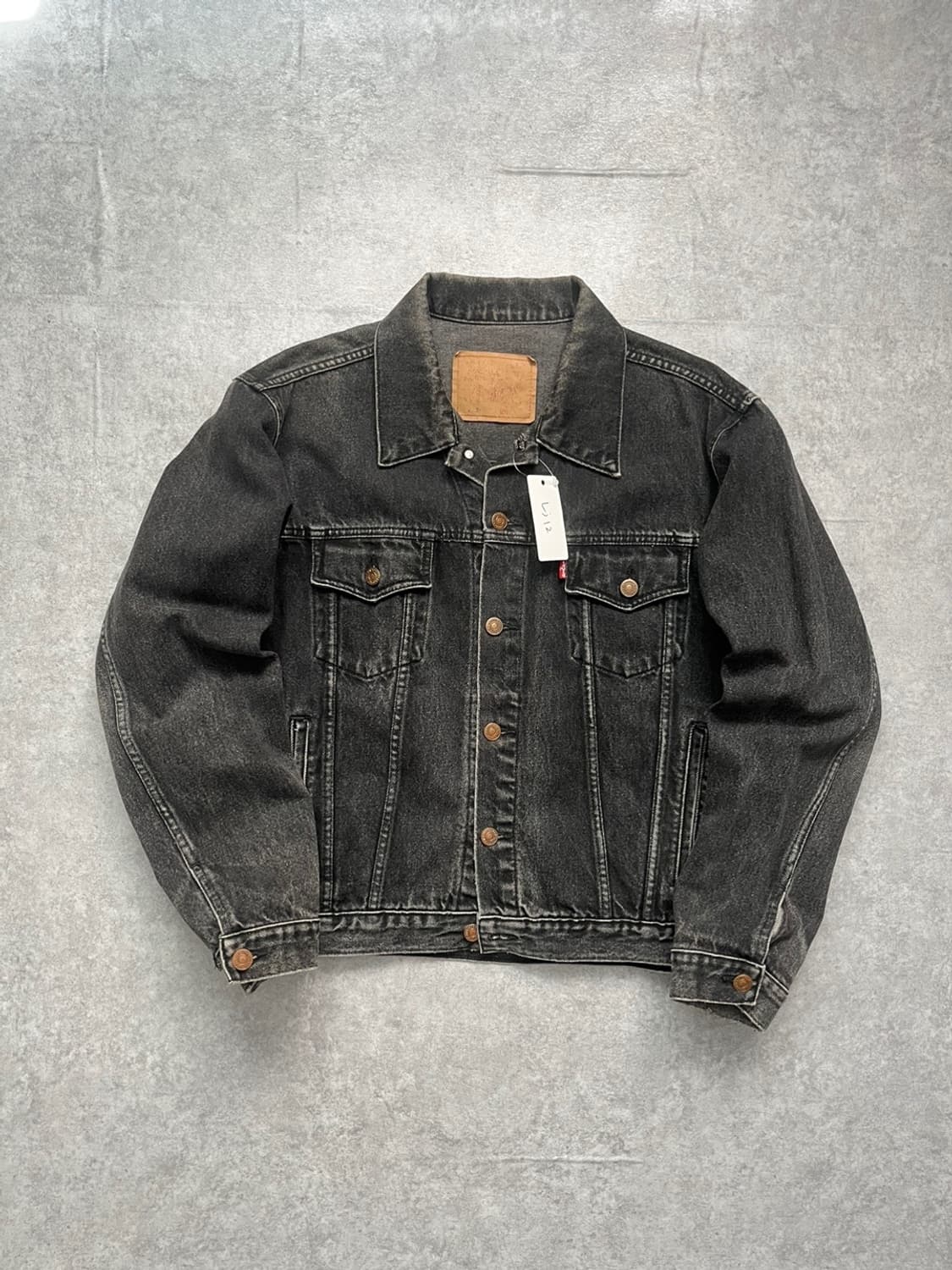 XL12) 리바이스 흑청 데님 자켓 상품이미지1