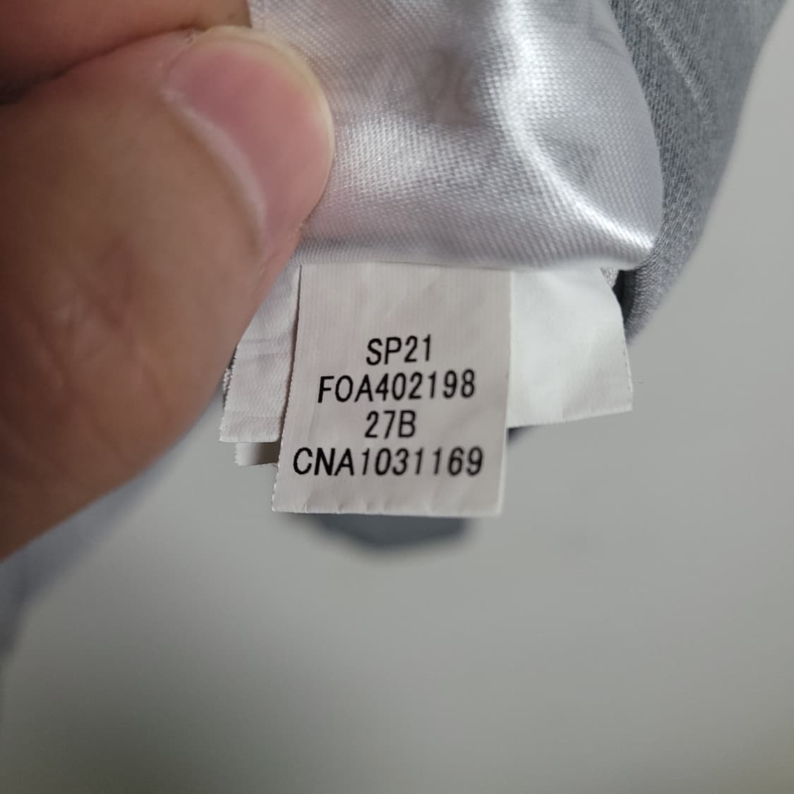(XL) OAKLEY 오클리 빅로고 그레이 후드티 상품이미지5