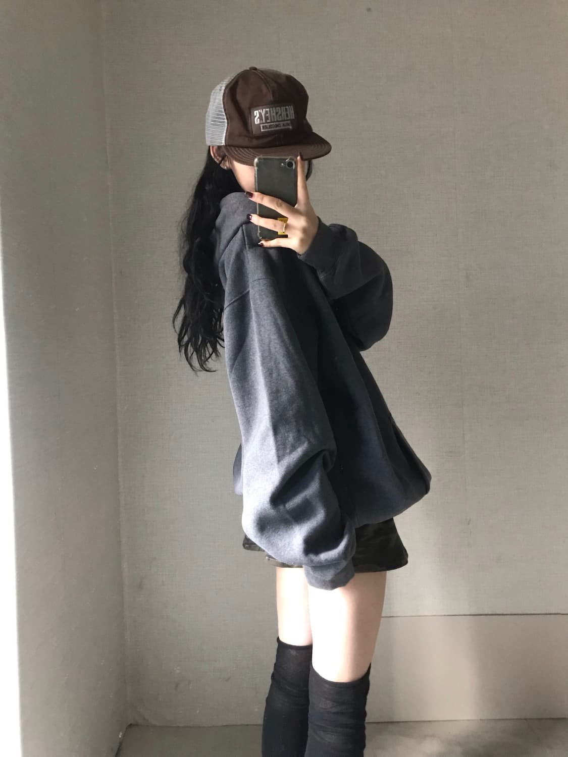 퀵실버 00s 오버핏 스웻 후드집업 상품이미지4