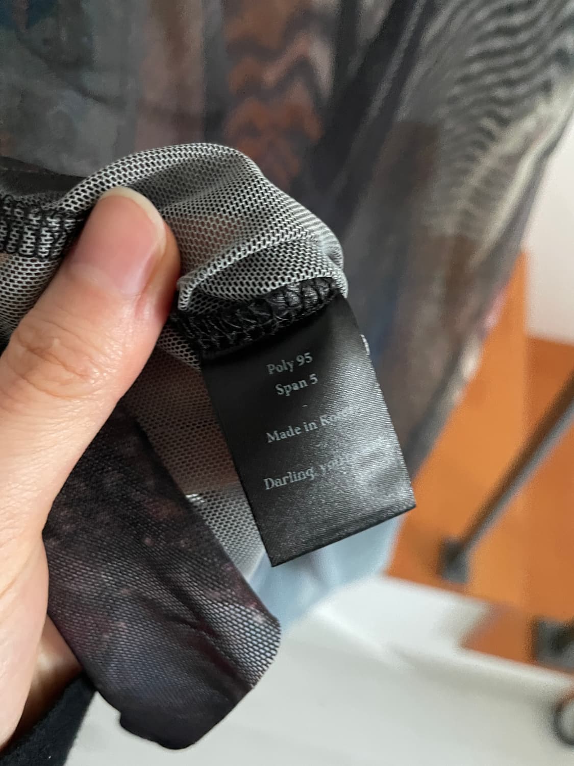 Darling youre bad 달링유어배드 메쉬 탑 상품이미지6