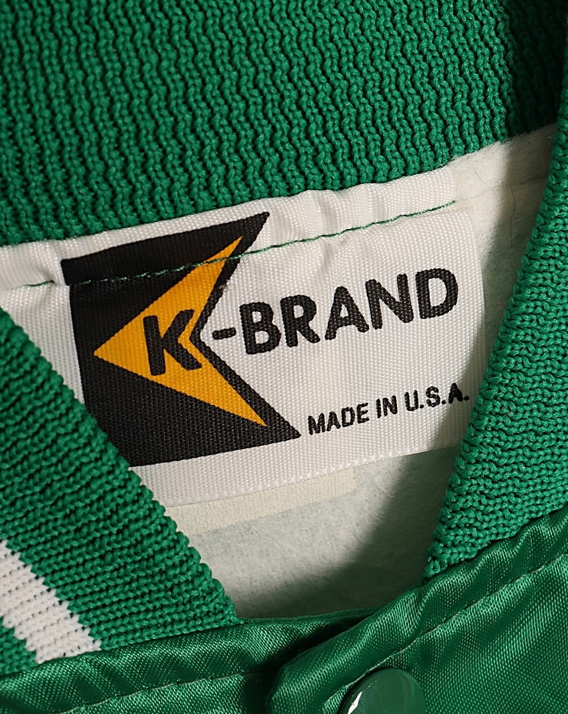 90년대 미국 K-BRAND 새틴 바시티자켓 상품이미지5