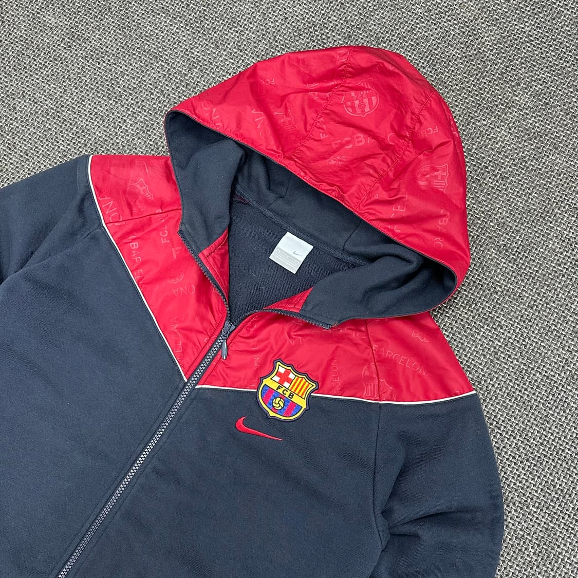 나이키 바르셀로나 05-06 올드스쿨 후드집업 S 상품이미지3