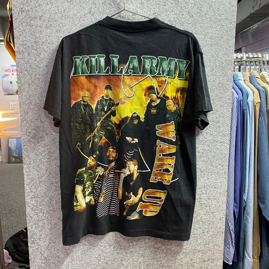 빈티지 우탱 클랜 90s 그래픽 반팔티 B5037 상품이미지4