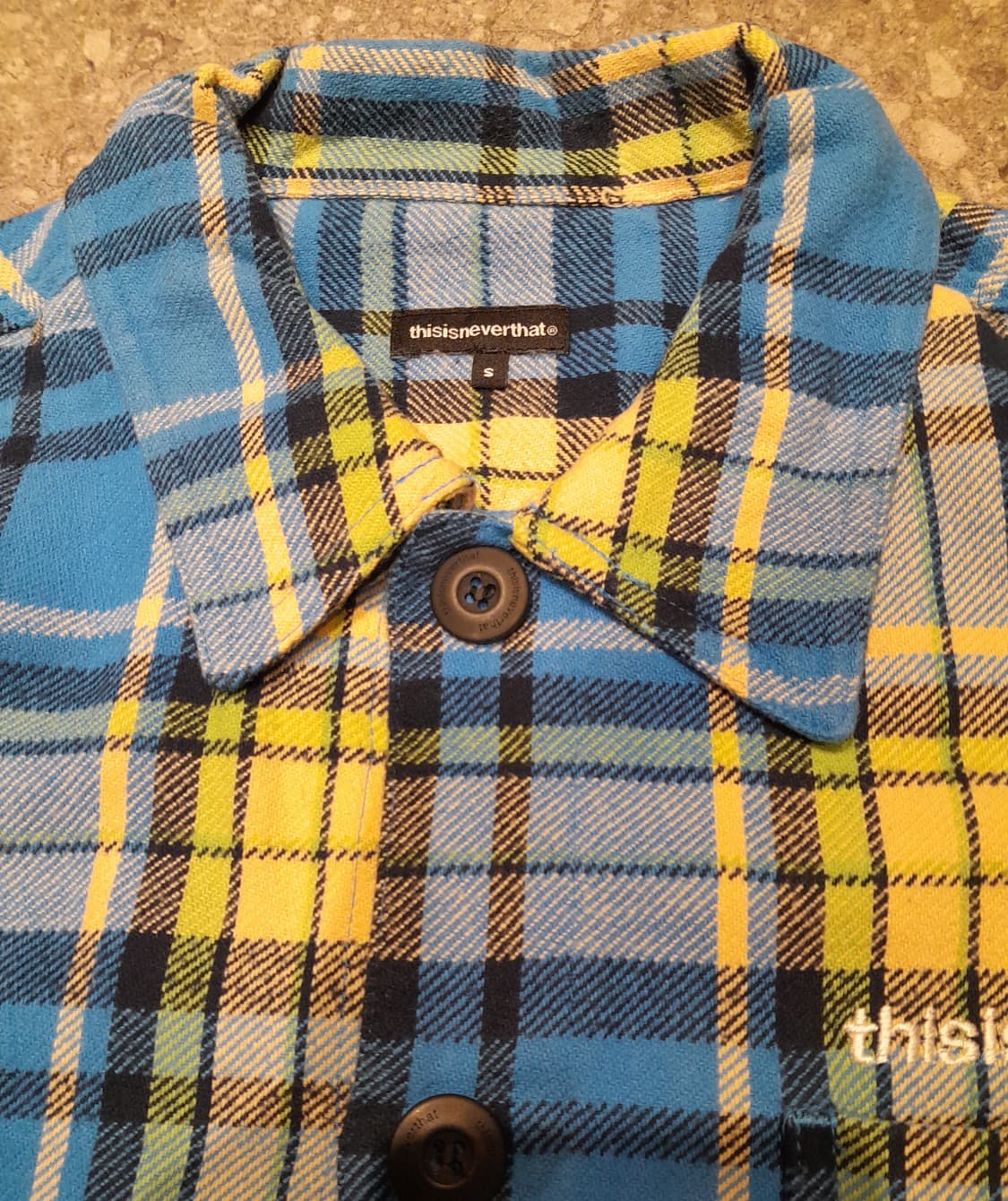 💥디스이즈네버댓 자수 체크셔츠 (S) 
 상품이미지7