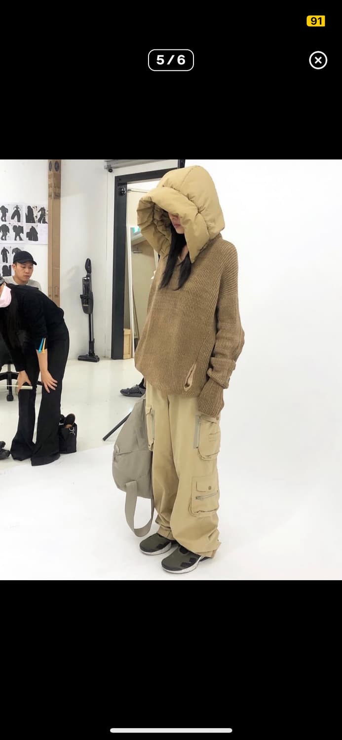 혜인서 후디드 니트 2 상품이미지3