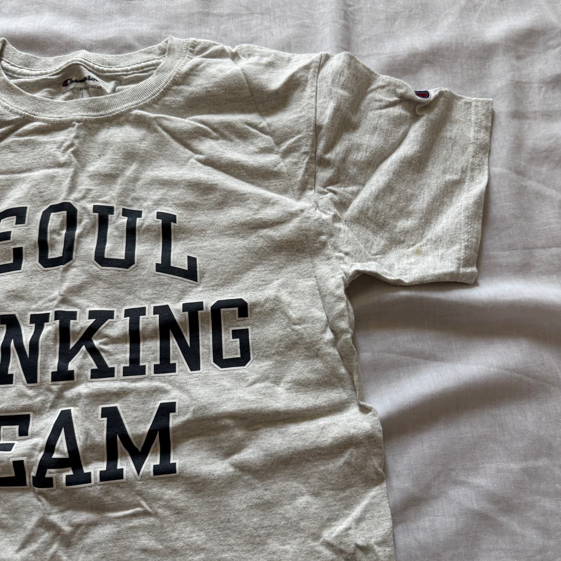 서울드링킹팀 멜란지그레이 티셔츠 상품이미지3