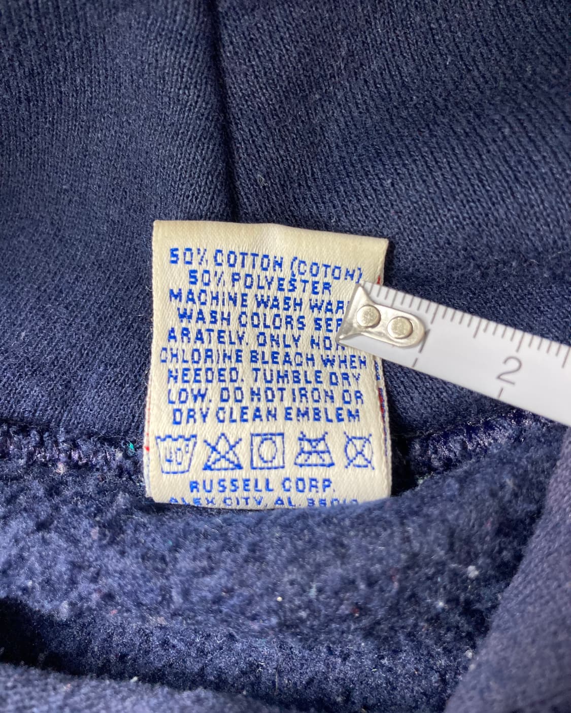 90s Russell Hoodie (navy) 상품이미지4