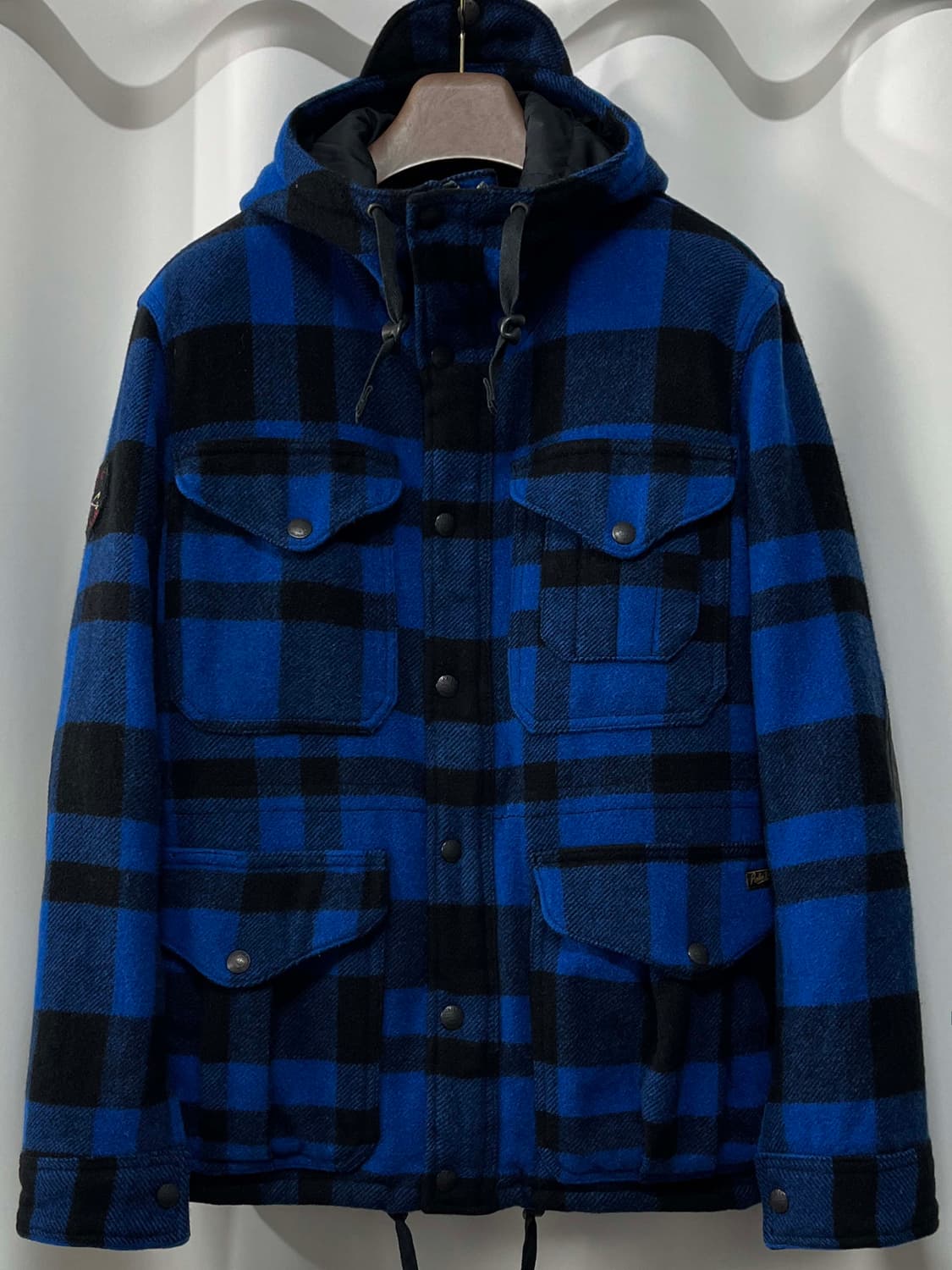 폴로 랄프로렌 블루 버팔로 매키노 카우하이드 엘보 울 헌팅자켓 상품이미지1