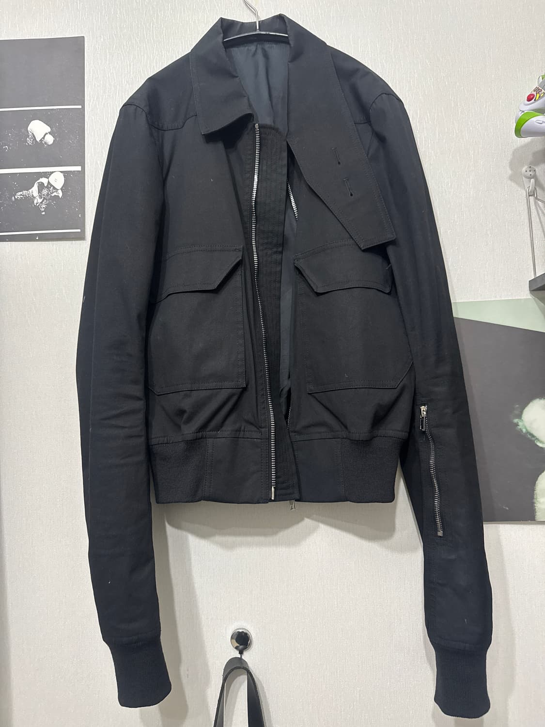 [50] (플리키뱅 착용 )릭오웬스 17ss 글리터 봄버 상품이미지2